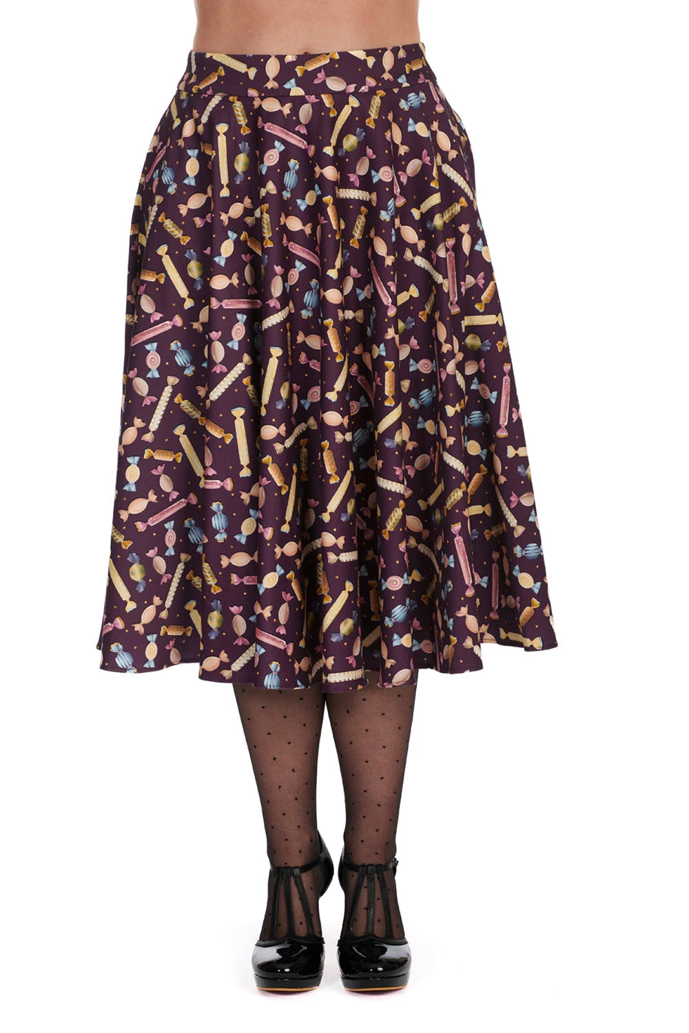 Purple Candy Circle Skirt by Banned Purple Candy Circle Skirt By Banned -MODERN MILLIE Shop 1706016578CA21204purplesk25657burg2464