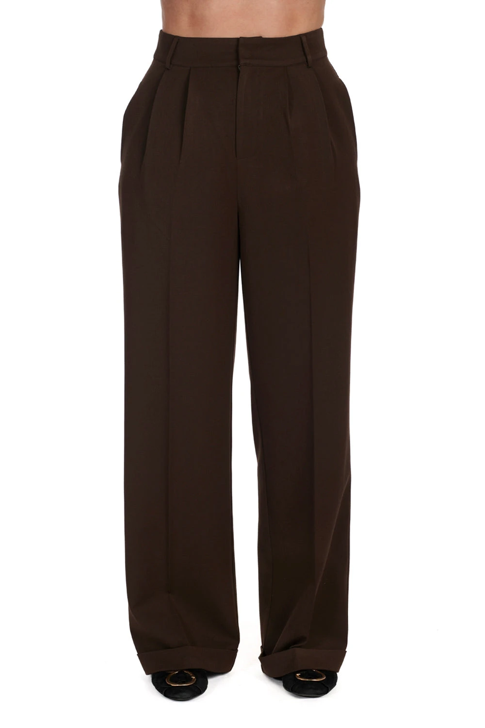 Brown Etta James Pants by Banned Brown Etta James Pants By Banned -MODERN MILLIE Shop 1706026759TR31251BROWNCA212013778