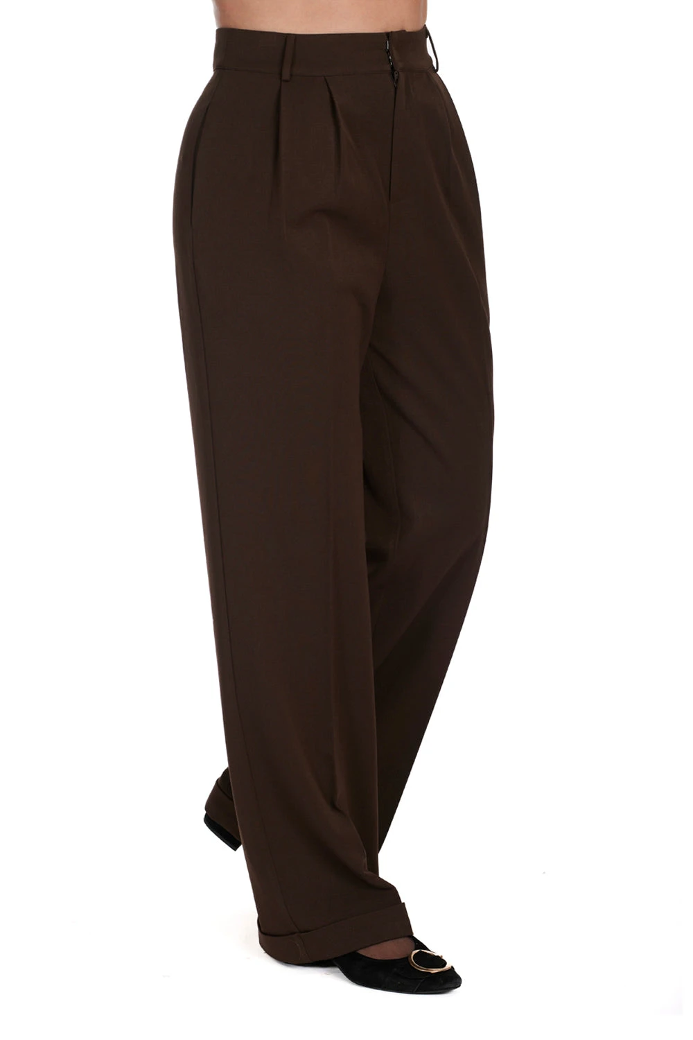 Brown Etta James Pants by Banned Brown Etta James Pants By Banned -MODERN MILLIE Shop 1706026759TR31251BROWNCA212013779