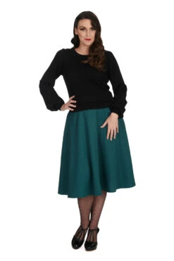 Una Puff Sleeve Sweater In Black By Banned -MODERN MILLIE Shop 1706031985JP57194BLK3187