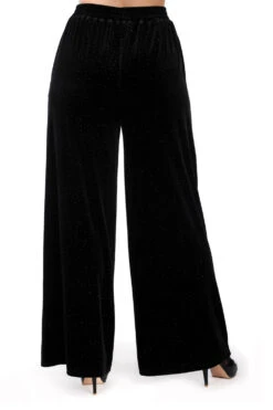 Jersey Glitter Black Velvet Pants By Banned 4 Jersey Glitter Black Velvet Pants By Banned -MODERN MILLIE Shop 1706033058TR31252TP10639BLK3404