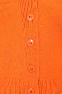 Pumpkin Orange Violet Cardigan By Banned 5 Pumpkin Orange Violet Cardigan By Banned -MODERN MILLIE Shop 1706719830CA21201 Pumpkin 2