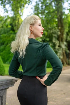 Jazzlyn Green Embroidered Top By Hearts & Roses London -MODERN MILLIE Shop 1720444284744BLOWRES 1