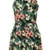 Elsie Tropical Romper By Banned -MODERN MILLIE Shop 1721899699PL92093 Green 1