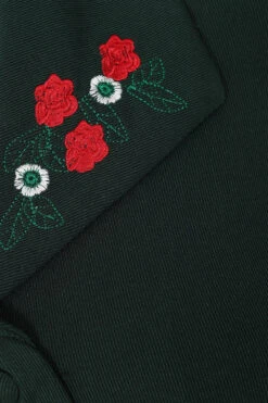 Jazzlyn Green Embroidered Top By Hearts & Roses London -MODERN MILLIE Shop 1722591544744 2