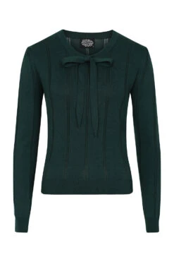 Green Shelly Knit Top By Hearts & Roses London 13 Green Shelly Knit Top By Hearts & Roses London -MODERN MILLIE Shop 1722591789747 Green 2