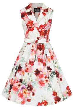Adelyn Floral Swing Dress By Hearts & Roses London -MODERN MILLIE Shop 1733838169779 1