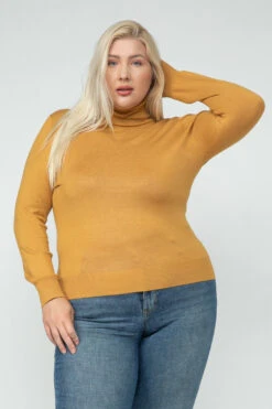 Mustard Long Sleeve Turtleneck Sweater -MODERN MILLIE Shop 17857481 85ad5825 c575 4e00 aa94 c0657f732173
