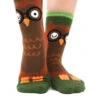 Owl Women's Slipper Socks By Foot Traffic -MODERN MILLIE Shop 1891 2551 popup