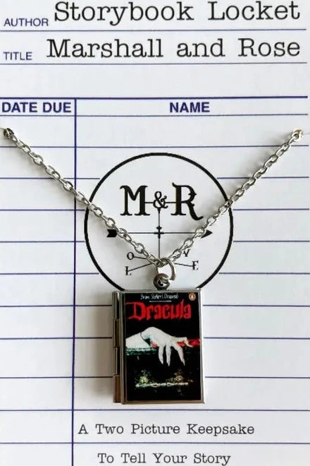 Dracula Lingering Hand Book Locket Necklace by Marshall and Rose Dracula Lingering Hand Book Locket Necklace By Marshall And Rose -MODERN MILLIE Shop 199E7523 1418 466B AE4B EDE04B409566