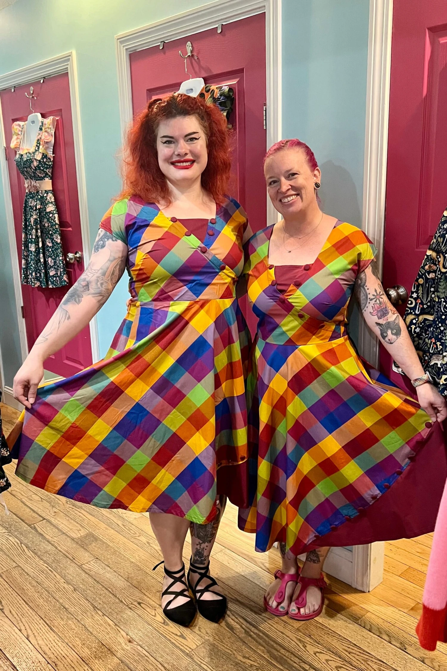 Cotton Madras Rainbow Cap Sleeve Dress Cotton Madras Rainbow Cap Sleeve Dress -MODERN MILLIE Shop 1ABD752A 9FC0 4327 9E3C 27AA3AC7BF2B scaled