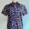 Navy Dogs Short Sleeve Top By Tulip B. -MODERN MILLIE Shop 1BCD0976 7653 447F B14B C7226FD8B679