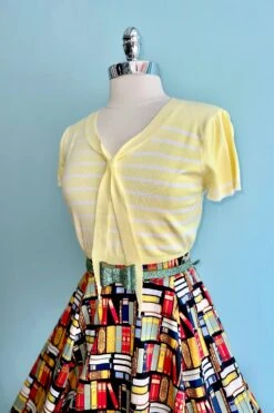 Yellow Short Short Sleeve Sailor Sweater By Banned -MODERN MILLIE Shop 1CE5470E 5613 4D7D 918C 38E50AB458AC