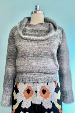 Final Sale COZY Bare Shoulder Sweater In Ash By Lili Sidonio -MODERN MILLIE Shop 1F3D0C52 3AD4 4910 B439 13E86DBCC658