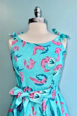 Teal Axolotl Bri Dress By Miss Lulo -MODERN MILLIE Shop 1F78B7F4 587E 40BD AA4C 57CB49661904