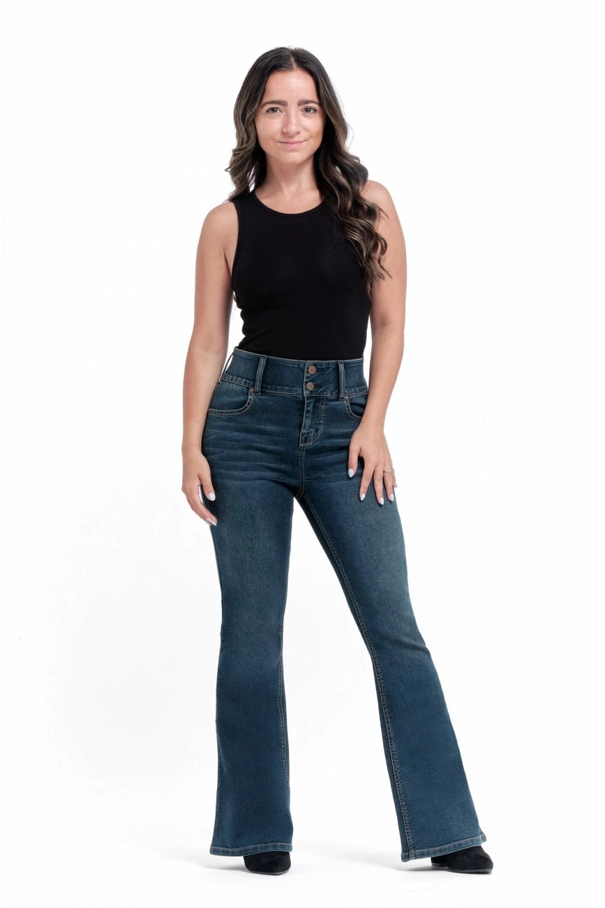 Petite 29" Shapewear Flare Leg Jeans by 1822 Denim Petite 29" Shapewear Flare Leg Jeans By 1822 Denim -MODERN MILLIE Shop 1f123596a1c30f2b34ce78a665a2895a3c9ec1e73620f61c8e3df71a5a916a3c
