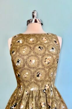 Flying Animals Midi Dress By Retrolicious -MODERN MILLIE Shop 204E9D05 E276 4E64 A79D E4304F088E39