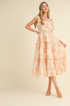Amber And White Toile Smocked Midi Dress -MODERN MILLIE Shop 21034123 32fbade1 0d82 4f1b b448 f650e8b89e17
