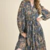 Paisley Print Midi Dress In Navy -MODERN MILLIE Shop 21883836 fbb34771 bdfe 40cf a645 f4824f4ce1bc