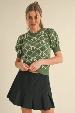 Olive Puff Sleeve Bow Sweater -MODERN MILLIE Shop 21898421 e91db4cf 2666 49b3 80e0 a5b0e61615f7