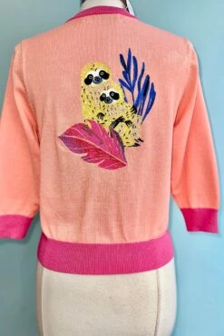 Sloths Embroidered Skye Cardigan By Miss Lulo 4 Sloths Embroidered Skye Cardigan By Miss Lulo -MODERN MILLIE Shop 21D2875F 2390 4080 B030 8E9043DB3459