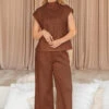 Cable Knit Wide Leg Cropped Pants In Brown -MODERN MILLIE Shop 22001078 96e2895a a490 4738 b584 416c71b79bfa