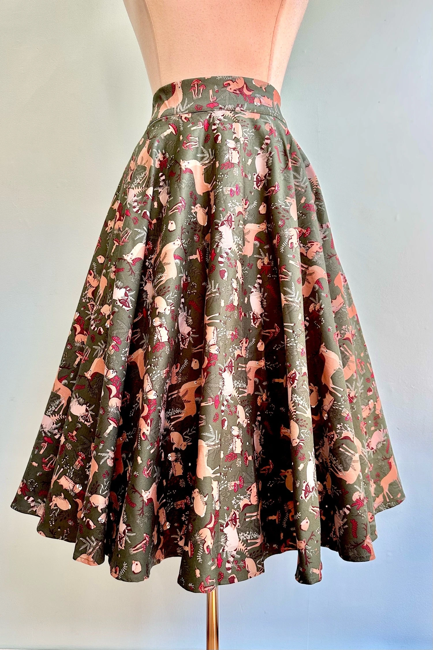 Woodland Creature Circle Skirt by Banned Woodland Creature Circle Skirt By Banned -MODERN MILLIE Shop 22028967 A23D 4E7A 9E86 5E7C46917D8F