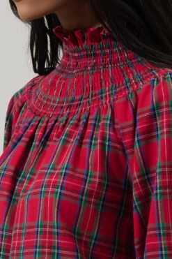 Red Plaid Smocked Verity Top -MODERN MILLIE Shop 22129418 65240262 c491 40fe 8886 fc2eb15b9f9b