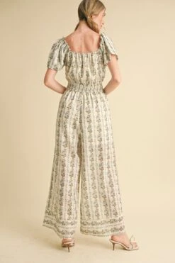 Puff Sleeve Blue And Brown Floral Jumpsuit -MODERN MILLIE Shop 22858923 e27a0a12 a895 45e9 8ab6 3bc6cadfa51a