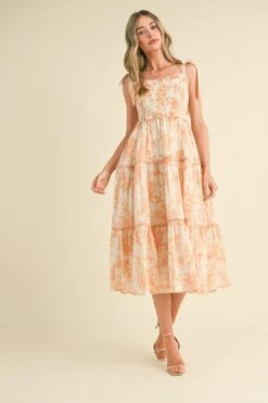 Amber And White Toile Smocked Midi Dress -MODERN MILLIE Shop 23059652 216d3fa5 bbaf 42a0 9406 aac82697b060