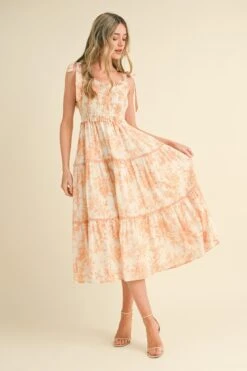 Amber And White Toile Smocked Midi Dress -MODERN MILLIE Shop 23059652 aaa9cbe1 2b73 4c33 bfdd e267be28b761