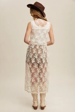 Ecru Sheer Floral Embroidered Lace Vest -MODERN MILLIE Shop 23178193 84dd6049 533f 4b4a 9ae4 4f9a070c4dc0
