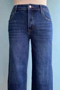 Tummy Control Mid Rise Cropped Wide Leg Jeans By Lovervet -MODERN MILLIE Shop 231C7142 BAEE 4A0C 96BF BC3D56E201A0