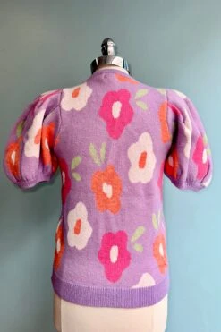 Lavender Floral Puff Sleeve Sweater 7 Lavender Floral Puff Sleeve Sweater -MODERN MILLIE Shop 2347BC63 78CD 472B 9EB3 CDF76BDA6CA7