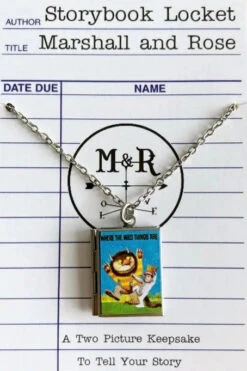 Where The Wild Things Are Locket Necklace By Marshall And Rose