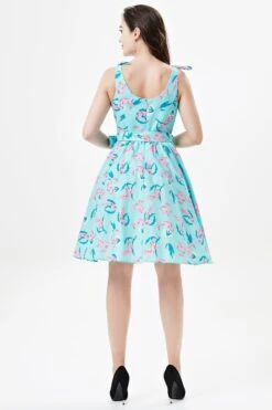 Teal Axolotl Bri Dress By Miss Lulo -MODERN MILLIE Shop 253126 TEALMULTI 03