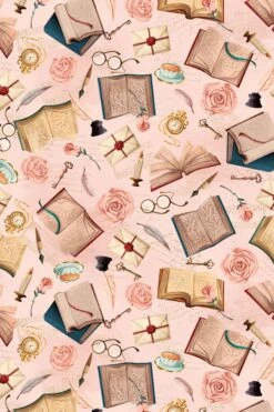 Vintage Books Short Sleeve Rose Dress In Pink By Miss Lulo 10 Vintage Books Short Sleeve Rose Dress In Pink By Miss Lulo -MODERN MILLIE Shop 253130 PINKMULTI 02