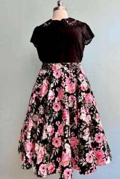 Final Sale Pink Blooms Swing Skirt By Banned -MODERN MILLIE Shop 258A5E57 E7EB 4A72 8486 B11BB0229F5F