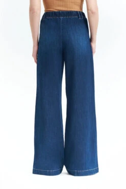 Chambray Pleated Wide Leg Jeans 32" By 1822 Denim 5 Chambray Pleated Wide Leg Jeans 32" By 1822 Denim -MODERN MILLIE Shop 25b4d022f6a5e9b6971d11d03f8434975751978f9bf3ce6b637be5103cc51e69