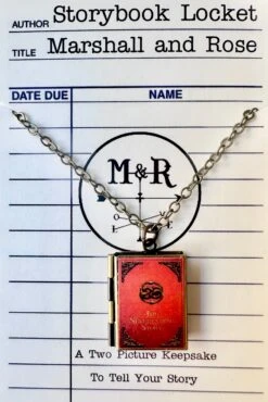 The Neverending Story Book Locket Necklace By Marshall And Rose