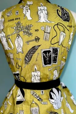 Chartreuse Occult Betty Lou Dress By Heart Of Haute -MODERN MILLIE Shop 285AE3FB B9D5 459B BE52 F5A294F040C0