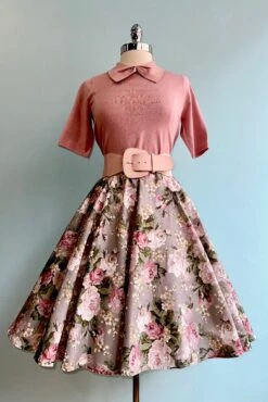 Grey Floral Circle Skirt By Heart Of Haute -MODERN MILLIE Shop 288663A5 C1A4 48B4 94CE F00925B71BAA