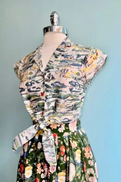 Ivory Lighthouse Peggy Top By Palava -MODERN MILLIE Shop 2B1E5E97 3F96 4C20 8167 52EBD7E5513D