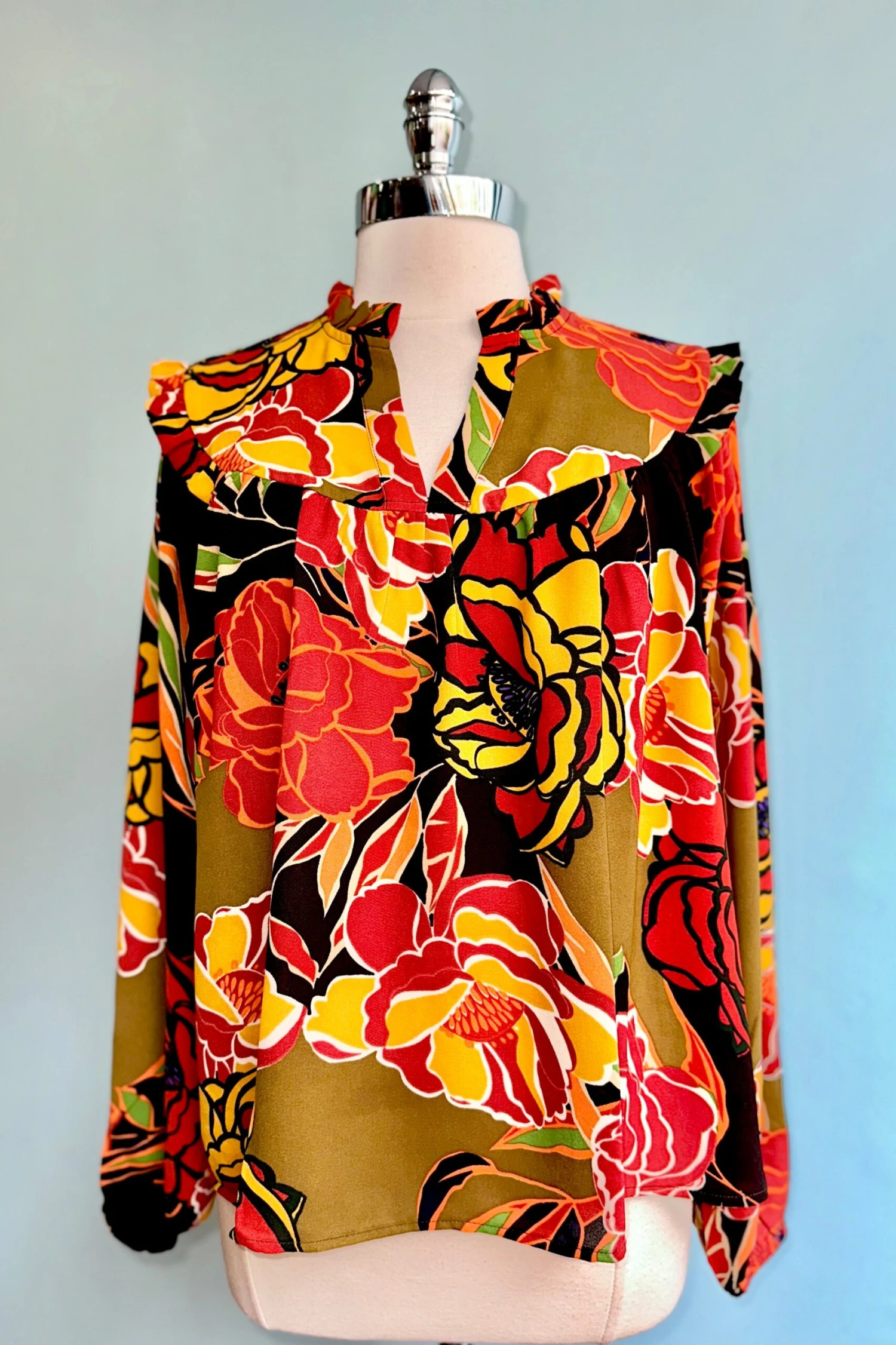 Brown and Olive Long Sleeve Top Brown And Olive Long Sleeve Top -MODERN MILLIE Shop 2D3E7E86 71A9 433C 882E F4FD478AD88A scaled