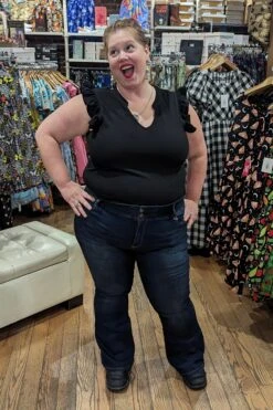 Petite 29" Shapewear Flare Leg Jeans By 1822 Denim 4 Petite 29" Shapewear Flare Leg Jeans By 1822 Denim -MODERN MILLIE Shop 2D77DD64 E38C 4E06 9E43 B3A90021E325