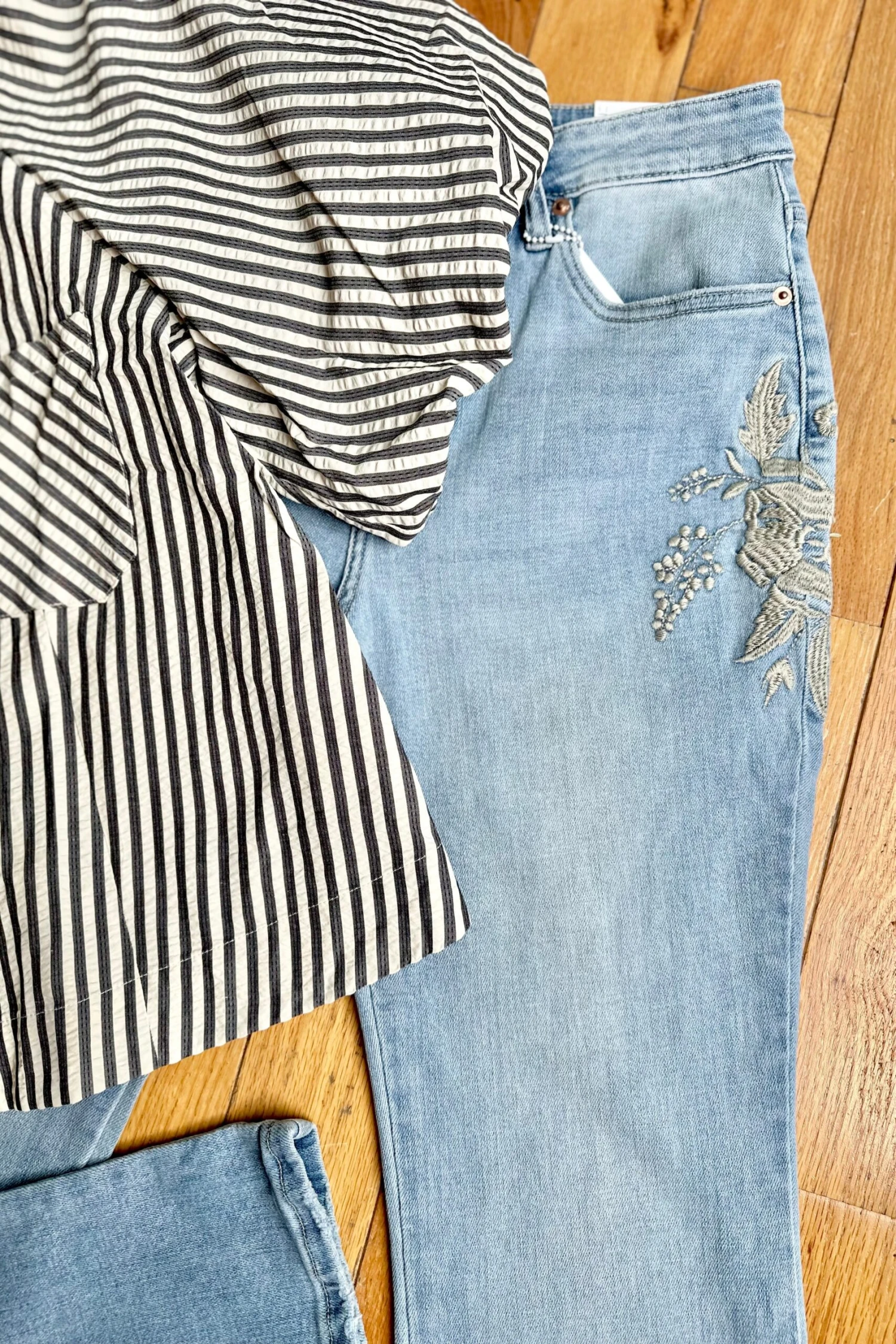 Embroidered High Rise Modern Bootcut Jeans by Artemis Vintage Embroidered High Rise Modern Bootcut Jeans By Artemis Vintage -MODERN MILLIE Shop 2DF2AF83 6413 4462 B4D1 94107BD88A30 scaled