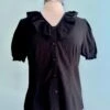Ruffle Collar Puff Sleeve Top In Black By Banned 1 Ruffle Collar Puff Sleeve Top In Black By Banned -MODERN MILLIE Shop 30CF7BAD 9617 40B5 9158 06E556071826