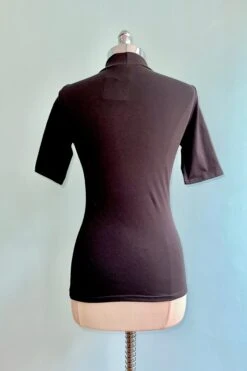 Solid Black Denise Elbow Length Top By Heart Of Haute 6 Solid Black Denise Elbow Length Top By Heart Of Haute -MODERN MILLIE Shop 3359BF7E A81C 4B27 A2D2 E64F131FAA62