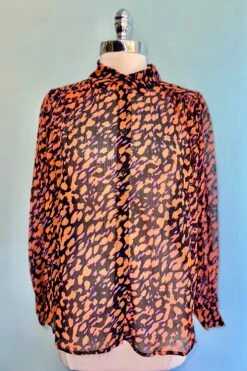 Graphic Voile Blouse By Lili Sidonio