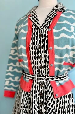 Teal Sea Waves Hilda Cardigan By Palava -MODERN MILLIE Shop 33B8A701 5C2C 4162 97AB 4DE999B5EE3E